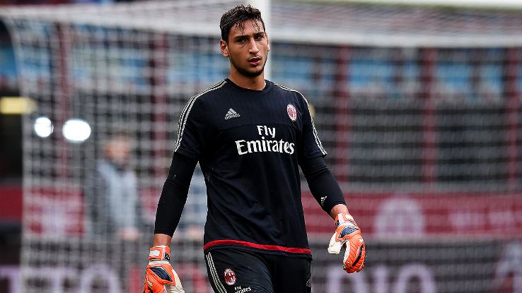 Gianluigi Donnarumma enjoyed a successful Serie A debut as Milan's No. 1.