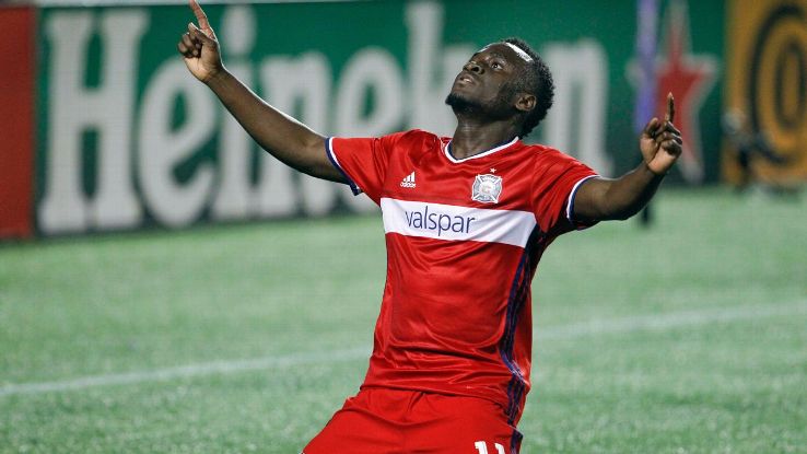 David Accam Fire vs OC 160311