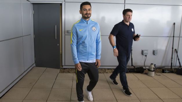 Manchester City midfielder Ilkay Gundogan