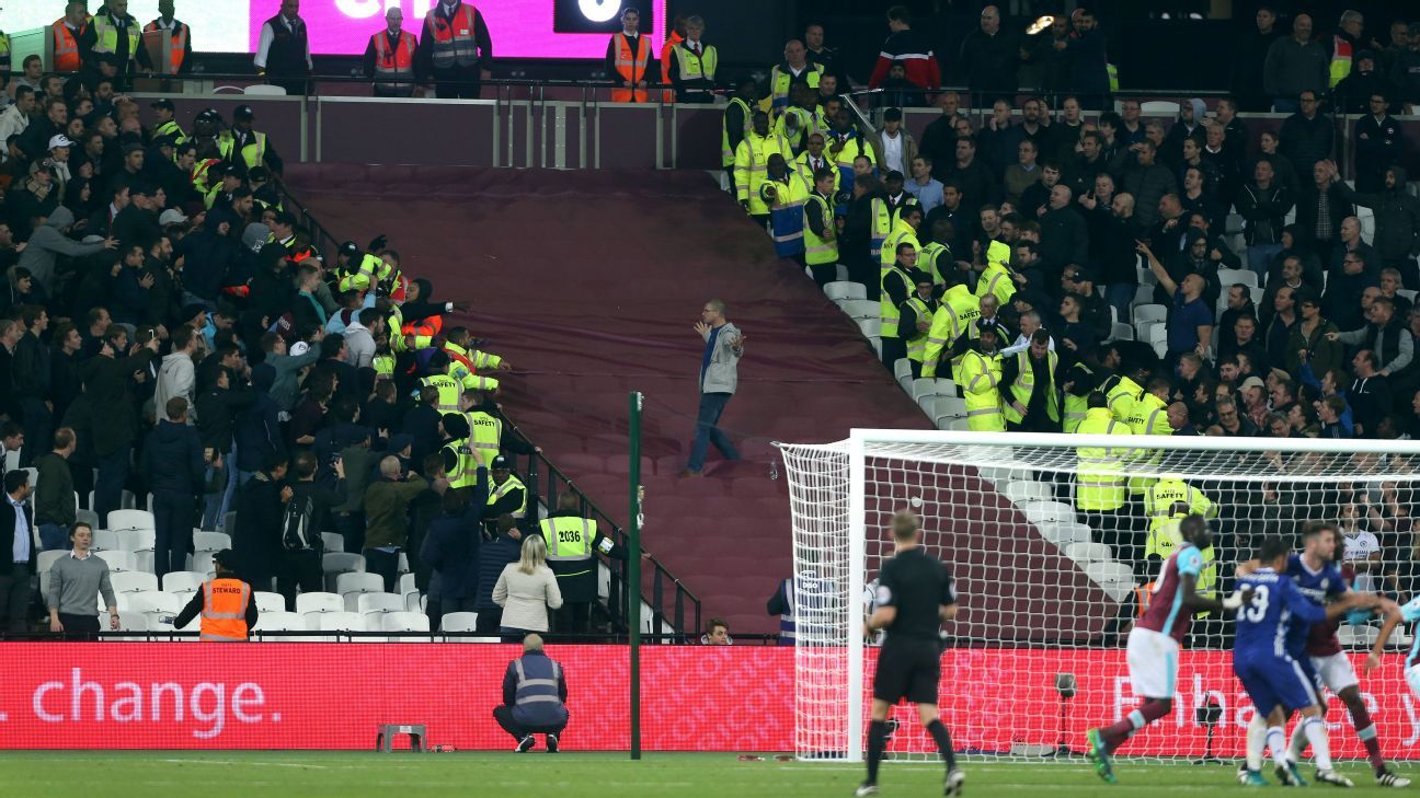 West Ham's London Stadium issues laid bare after Chelsea trouble - ESPN FC