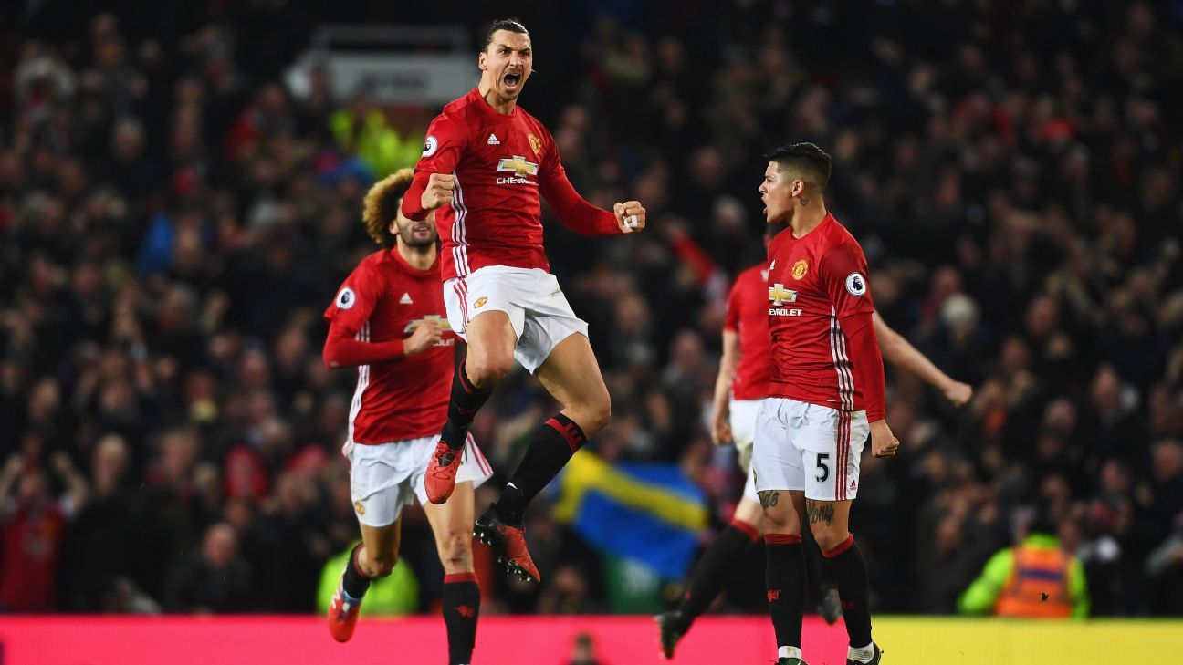 Zlatan Ibrahimovic Levels Late As Manchester United Salvage A