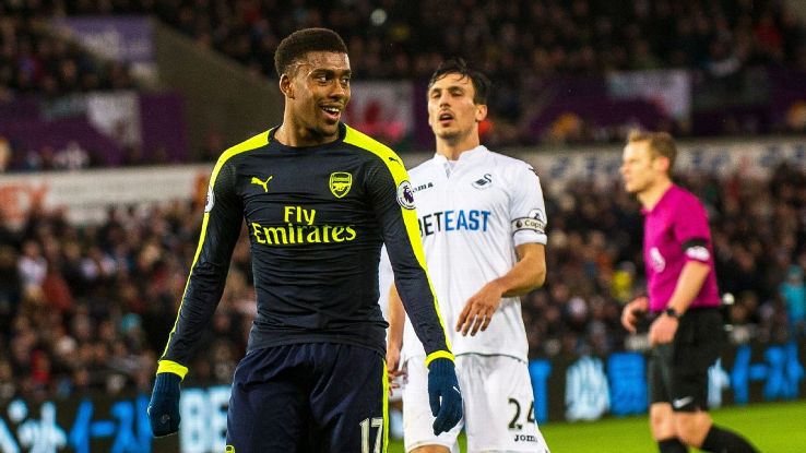 At just 20 years old, Alex Iwobi is already a key part of the Arsenal attack. 