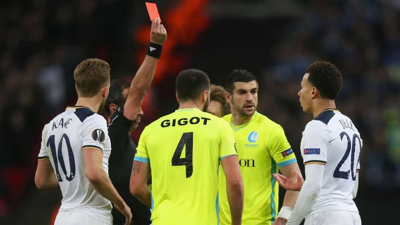 Dele Alli 'very disappointed and sad' for red card in Gent loss ESPN FC