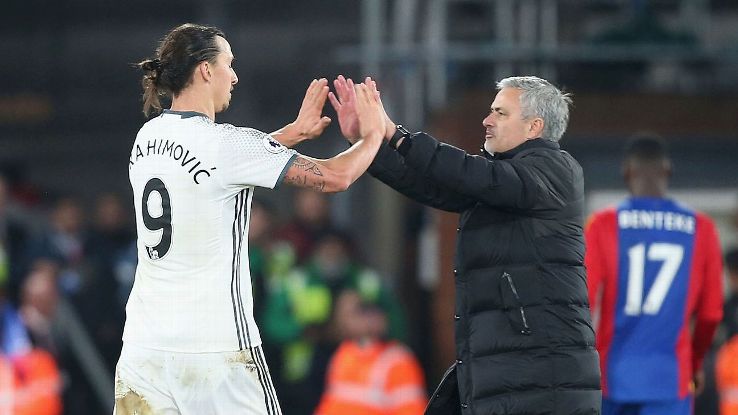 Zlatan Ibrahimovic & Jose Mourinho