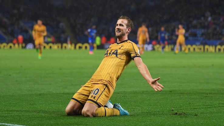 Harry Kane leads the Premier League in scoring after Thursday's haul.