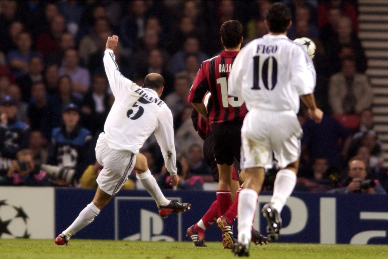 Zinedine Zidane's perfect volley An oral history of his 2002 UCL final goal - ESPN FC1296 x 864