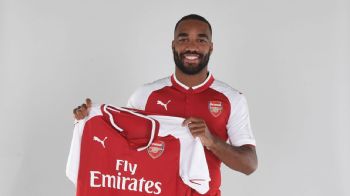 Alexandre Lacazette joined Arsenal from Lyon for a club-record transfer fee.