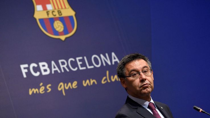 Barcelona president Josep Maria Bartomeu