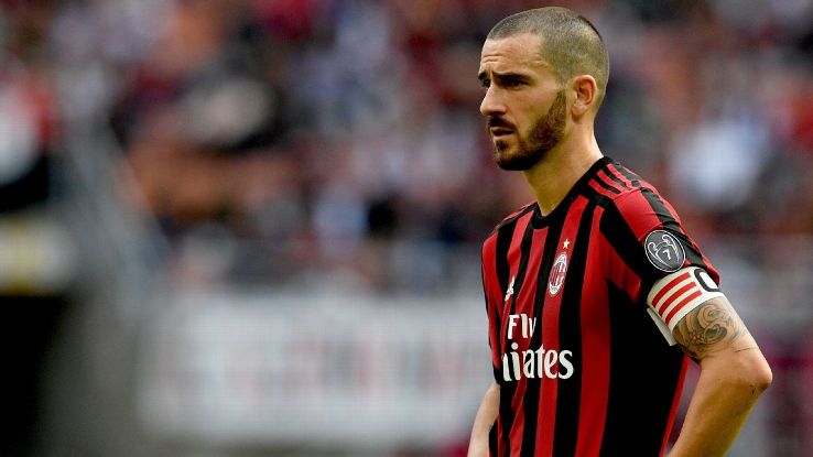 AC Milan's Leonardo Bonucci