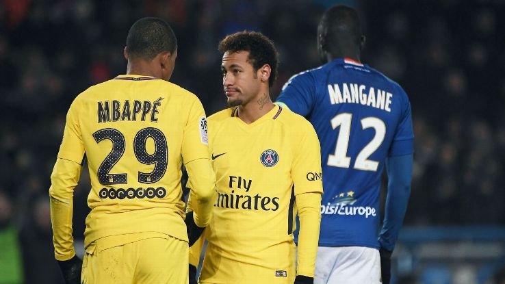 PSG suffered their first Ligue 1 defeat of the season at Strasbourg.