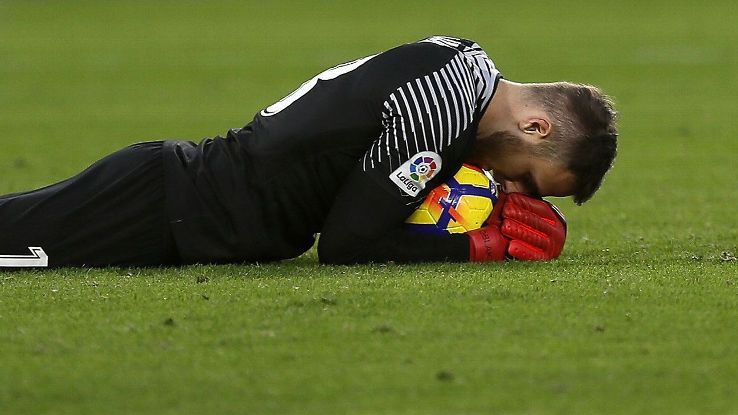 Jan Oblak had four saves and a clean sheet for Atletico.