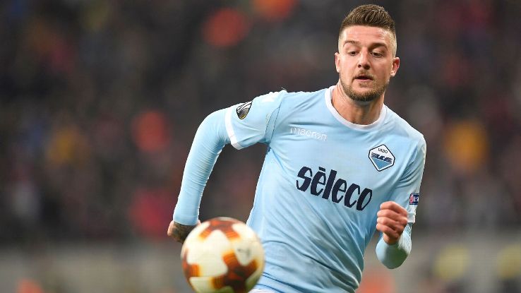 Lazio's Sergej Milinkovic-Savic has been linked with a move to Manchester United.