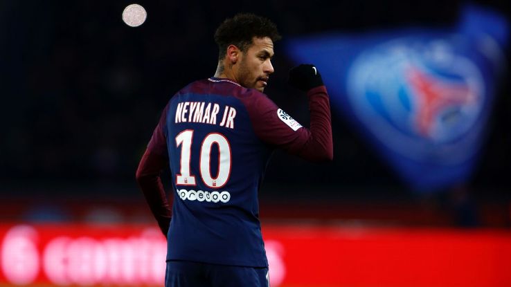Neymar was injured during PSG's Ligue 1 match against Marseille.