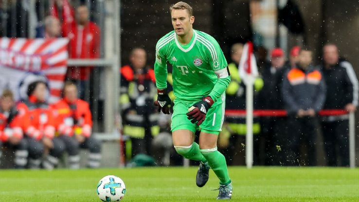 Bayern Munich's Manuel Neuer