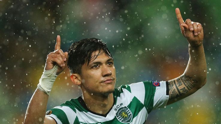 Fredy Montero got Sporting Lisbon back into things with an early goal vs. Atletico Madrid.