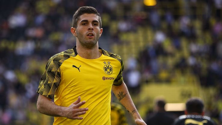 Borussia Dortmund's Christian Pulisic