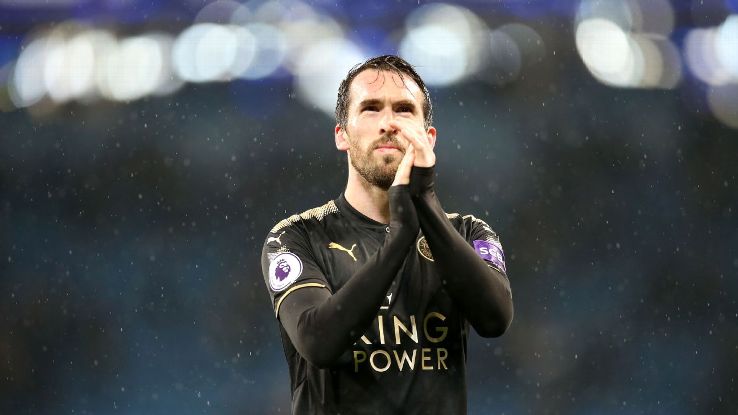 Leicester City's Christian Fuchs
