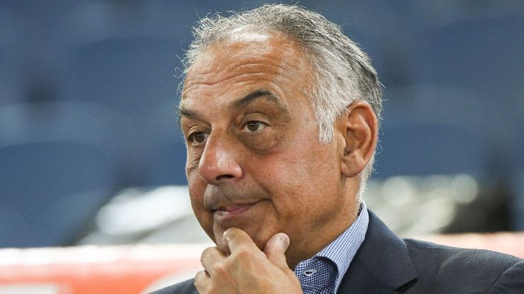 Roma president James Pallotta was critical of the officiating in the Champions League.