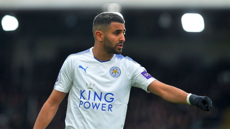 Leicester City's Riyad Mahrez