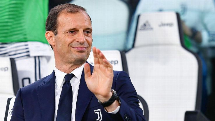 Allegri waves Juve Bologna 180505