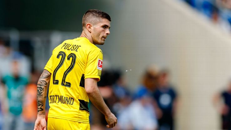Christian Pulisic has scored nine goals in the Bundesliga in his first three seasons.