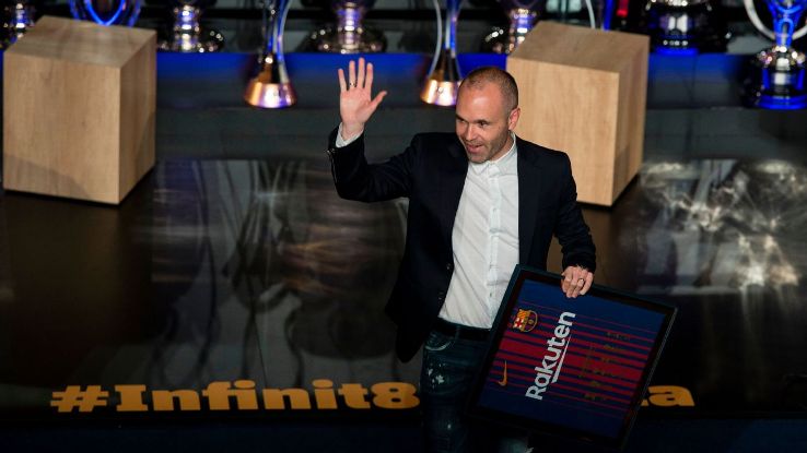 Barcelona's Andres Iniesta