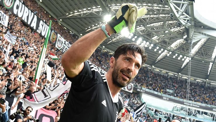 Buffon is leaving Juventus after 17 years with the club.