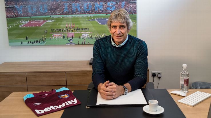 West Ham United manager Manuel Pellegrini