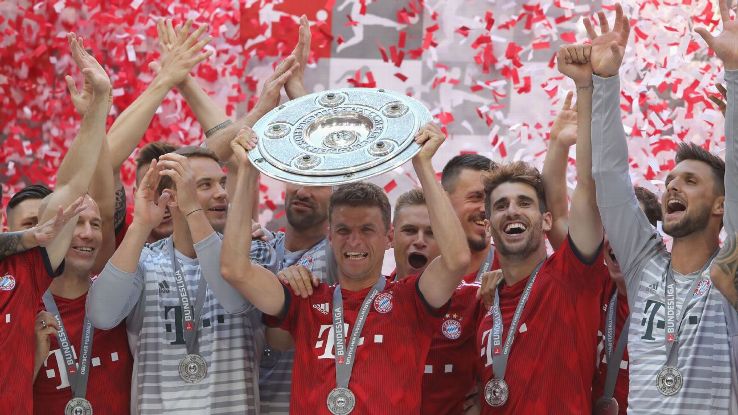 Bayern had a rocky start to the season but rallied to run away with the league title.