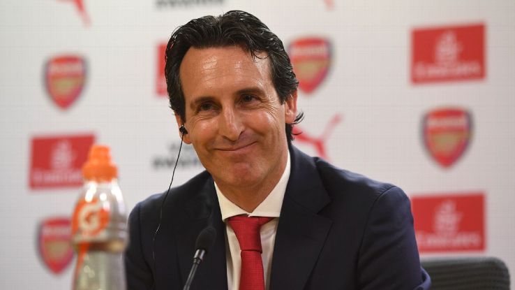 Emery was confident, composed and positive in his first news conference as Arsenal manager.