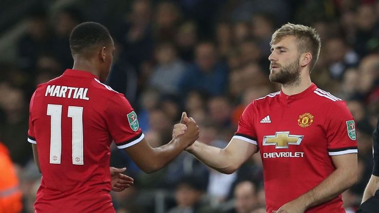 Twenty-two-year-olds Anthony Martial and Luke Shaw face uncertain futures with Man United.