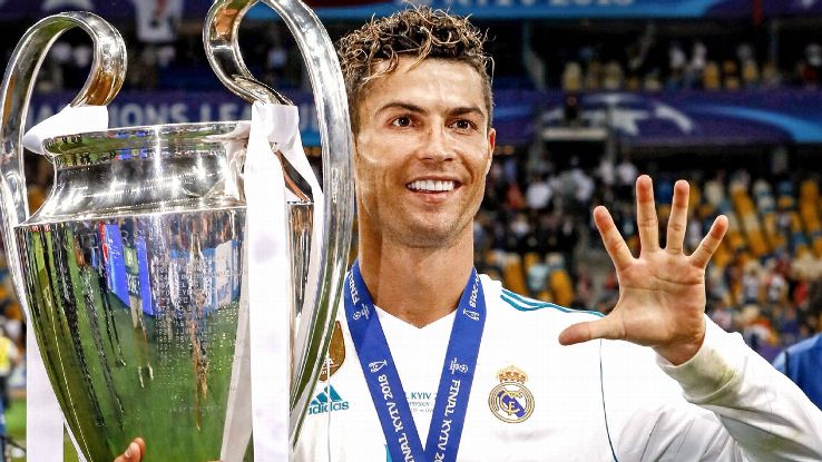 Cristiano Ronaldo has now won the Champions League five times.