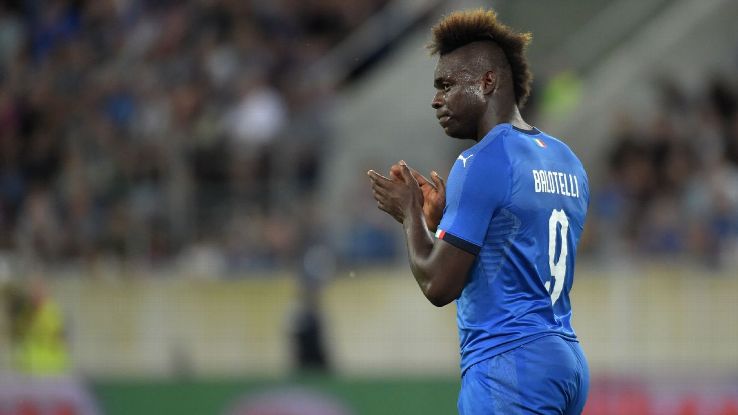 Mario Balotelli has returned to the international fold under Roberto Mancini.
