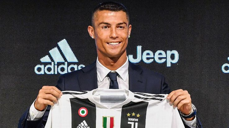 Cristiano Ronaldo signs for Juventus July 10, 2018