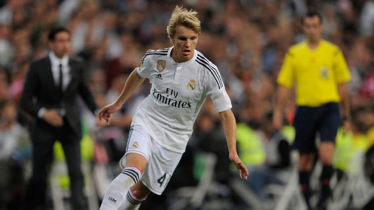 Martin Odegaard was signed as a teenager but is still waiting for his chance at Real Madrid.