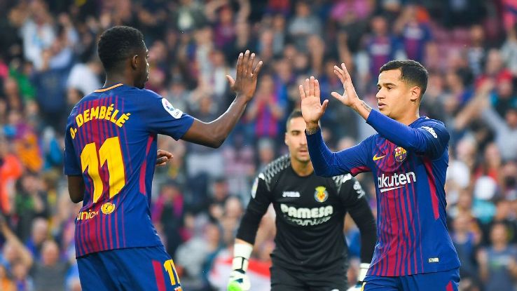 Ousmane Dembele and Philippe Coutinho are two reasons Barcelona could be even better than last season.