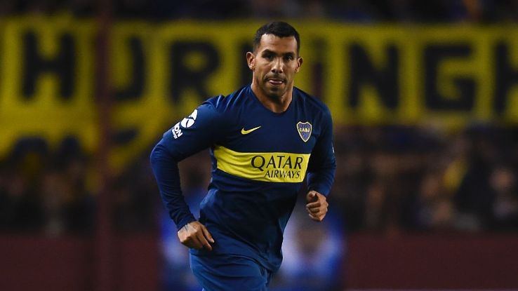 Boca Juniors' Carlos Tevez