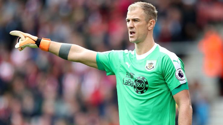 Joe Hart during the Premier League match between Southampton and Burnley.