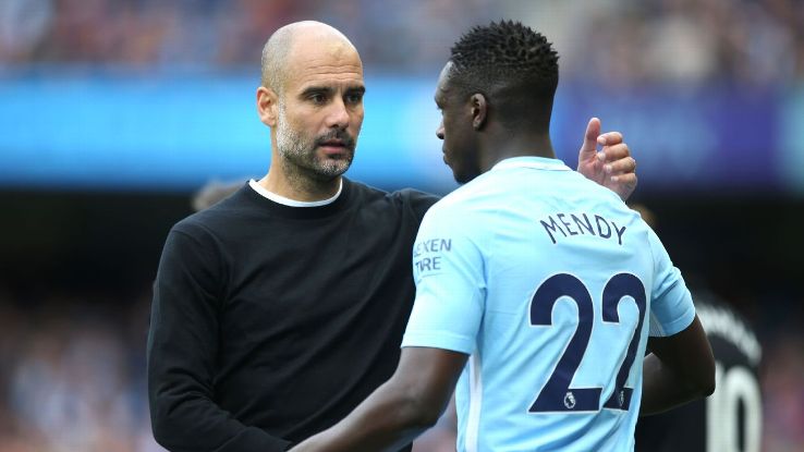 Benjamin Mendy is known for his witty Twitter account but Pep Guardiola is not impressed.