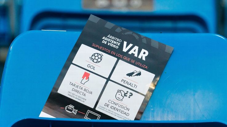 There is an education process around VAR, as shown by the leaflets put on seats at the Bernabeu prior to last Sunday's game between Real Madrid and Getafe.
