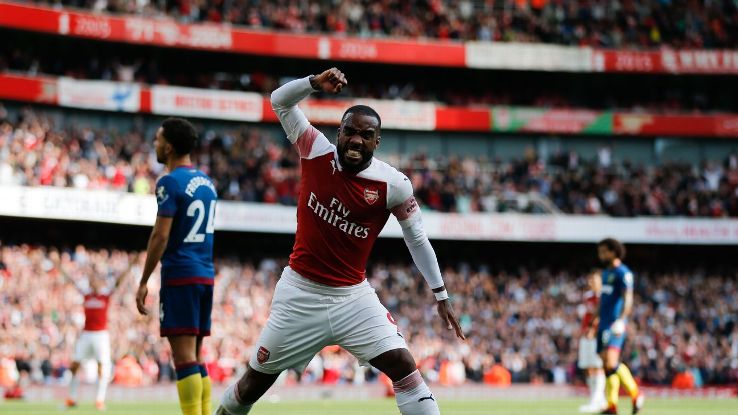 Alexandre Lacazette was the spark plug for Arsenal's much improved second half.