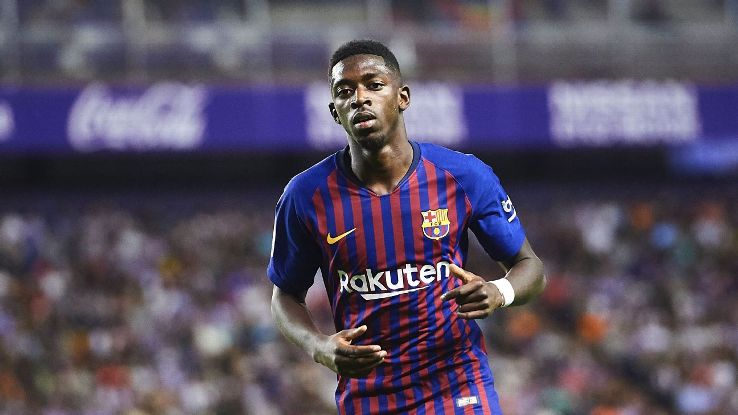 Ousmane Dembele has been Barcelona's brightest light so far with two goals in three games over all competitions.