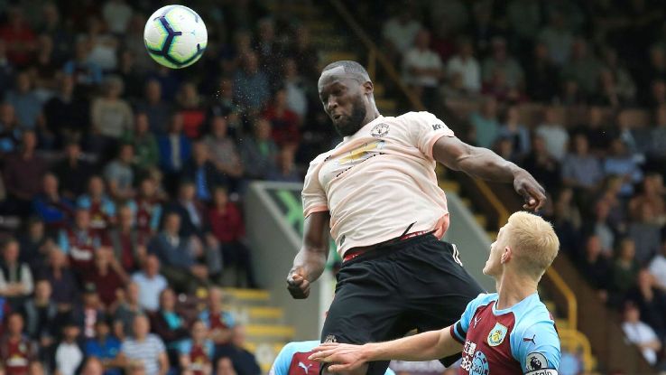 Romelu Lukaku scored both goals as Man United rolled at Burnley.