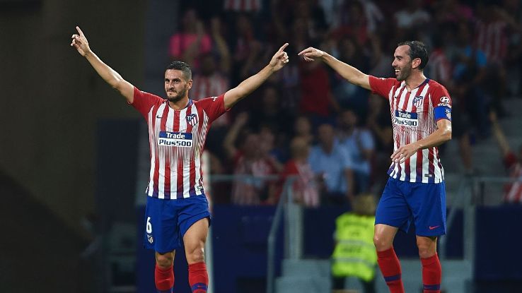 Koke scored Atletico Madrid's third in what was a convincing performance from Diego Simeone's men.