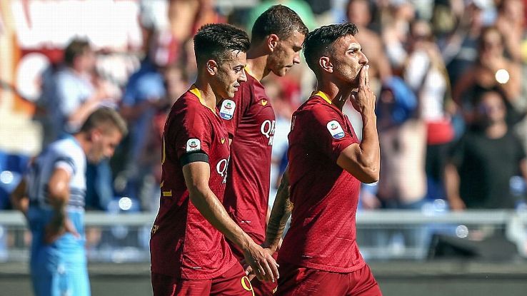 Lorenzo Pellegrini came on as a sub to make the vital contribution in the Rome derby.