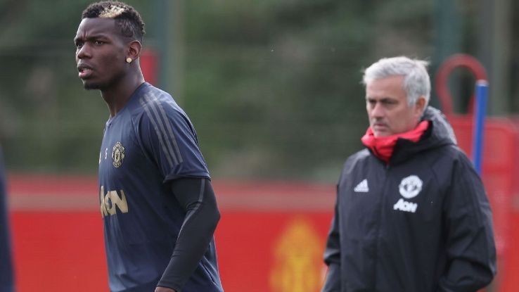 Paul Pogba and Jose Mourinho's relationship has become strained at Manchester United.