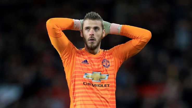 David De Gea's uncertain long-term future again a story at Man United.