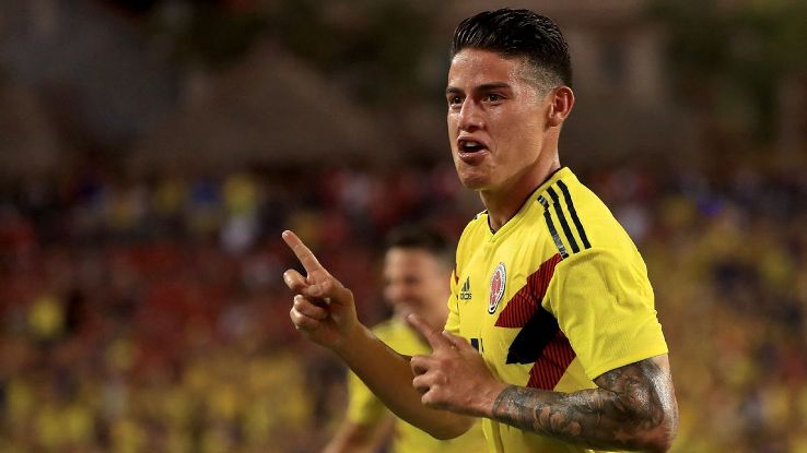 James Rodriguez and Colombia had too much pace and creativity for the U.S. to handle in Tampa.