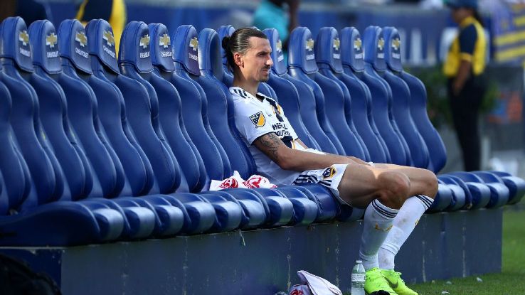 Zlatan Ibrahimovic and the LA Galaxy started strongly but a second-half collapse saw their MLS playoff hopes go up in flames.