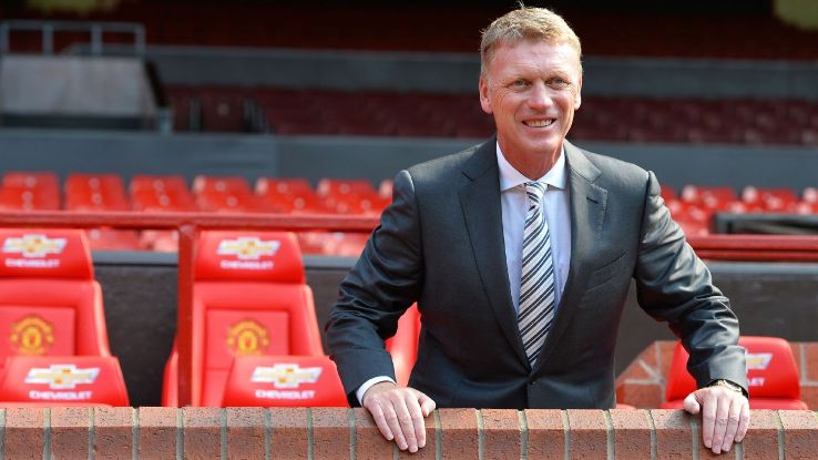 David Moyes replaced Sir Alex Ferguson as manager at Manchester United in 2013